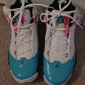 Jordan 6 rings fury blue cyber pink